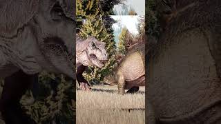 🦖TREX DOE kills a STEGOSAURUS in JURASSIC WORLD EVOLUTION 2 jurassicpark jurssicworld jwe2 dino [upl. by Jamaal]