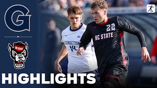 Georgetown vs NC State  NCAA College Cup Soccer Championship  Highlights  November 24 2024 [upl. by Haneeja]