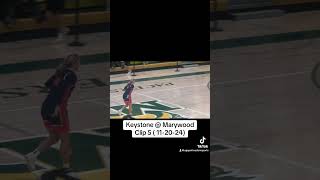 Keystone  Marywood Clip 5 112024 basketball women college [upl. by Sialac]