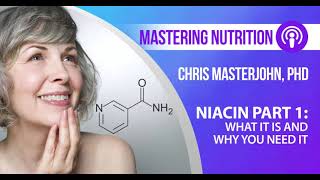 Niacin Part 1 What It Is and Why You Need It  Mastering Nutrition 60 [upl. by Eisler]