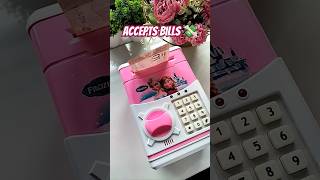 🤑ATM PIGGY BANK MACHINE UNBOXING 💸💰🤑 MUST WATCHshortsyoutubeshortsatmpiggybankcutestsatisfying [upl. by Limoli]