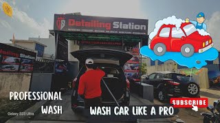 HOW TO WASH YOUR CAR LIKE A PRO detailing Station [upl. by Outhe]