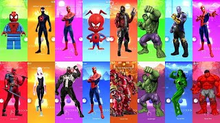 Tiles Hop EDM Rush Megamix 31 Marvel Superheroes Showdown Deadpool Hulkbuster Spider Man amp More [upl. by Teague]