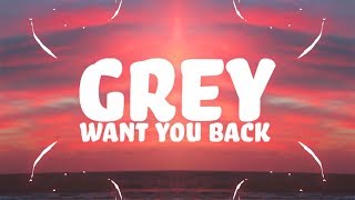 Grey  Want You Back Lyrics feat LÉON [upl. by Hube]