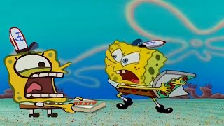 Spongebob trying to get a pizza from Spongebob [upl. by Ttennaj]