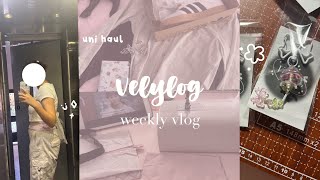 Weekly Vlog  Freshman uni haul sewing small business stuff [upl. by Annawot]