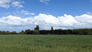 4K UHD  Nature in Slow Motion 5  Storm Clouds over Farmland in Springtime  Canterbury [upl. by Beverlie]