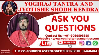 Consultation by Astrologer Shri Nikhil Ji Maharaj Paranormal Expert Occult Science Expertlive [upl. by Ecyned]