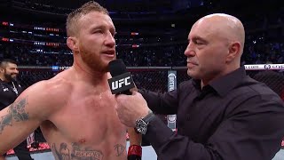 UFC 268 Justin Gaethje Octagon Interview [upl. by Airtened]