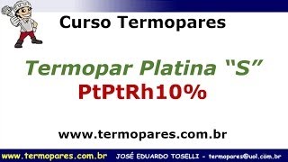 Sensor Temperatura Termopar de Platina Tipo S PtPtRh10 [upl. by Forcier]