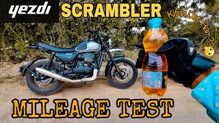 Yezdi Scrambler BS6 Mileage Test  Real Mileage  2022 कितना देती हैं खुद देख लो  Ashish AKC [upl. by Ahsiym]