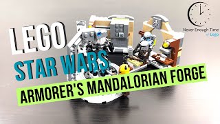 LEGO Star Wars Armorer’s Mandalorian Forge [upl. by Ycnay]