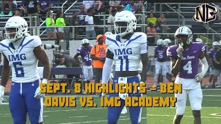 Notre Dame football targets and prospects compete in IMG Academys win against Ben Davis [upl. by Francois626]