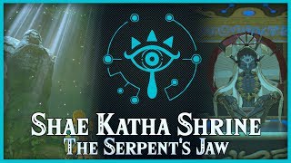 Zelda Breath of the Wild • The Serpents Jaw • Shae Katha Shrine • Lake [upl. by Pavia]