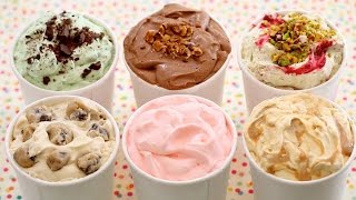 6 NEW Ice Cream Flavors Homemade Ice Cream PARTY No Machine  Gemmas Bigger Bolder Baking [upl. by Cazzie]