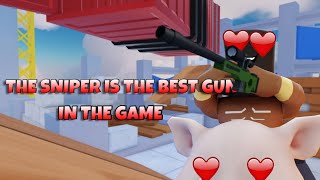 The Sniper is my favorite gun in the game ❤️❤️❤️ ROBLOX RIVALS Montage [upl. by Korie]