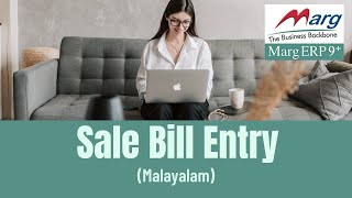 Sales entry Marg Malayalam  BILLING SOFTWARE MALAYALAM  MARG ERP  AUGOSS TECH [upl. by Ubana490]