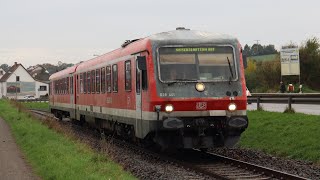 RB66 nach Kaiserslautern HBF Baureihe 628 441 DB Regio Leon Jung [upl. by Ycrem]