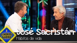 José Sacristán revela cómo son sus hábitos de vida Dejar de fumar dormir 10 horas  El Hormiguero [upl. by Anikal]