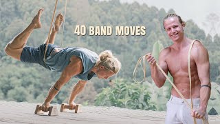 40 Best Resistance Band Exercises for FullBody Calisthenics amp Bodyweight Training [upl. by Iv472]