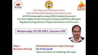 Photoluminescence Spectroscopy [upl. by Libyc]