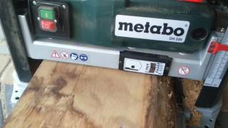 Metabo DH 330 wood test [upl. by Mulac]