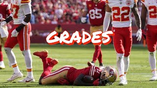 San Francisco 49ers 18 Kansas City Chiefs 28 Grades [upl. by Kurland866]