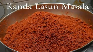 Kanda Lasun Masala In Maharashtrian Style [upl. by Helbona]