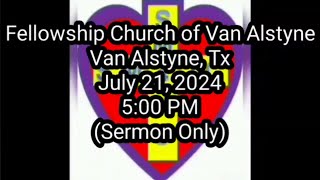 Fellowship Church of Van Alstyne  Van Alstyne Tx [upl. by Annayek387]