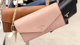 Michael Kors ☜SHOPPING☞ Jet Set Charm Crossgrain Leather Large Envelope Phone Crossbody Bag  Pink [upl. by Wun]