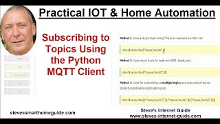 Subscribing to Topics Using the Python MQTT Client [upl. by Onileba]