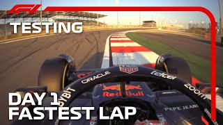 Max Verstappens Fastest Lap  Day 1  F1 PreSeason Testing 2024 [upl. by Ano581]