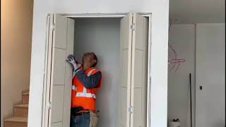 How to install bifold door [upl. by Undine]