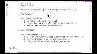 Week Eight Summary and Annotated Bibliography Writing Prompt and Rubric [upl. by Rianon68]