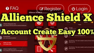 Allience Shield X Account CreateAlliance Shield X Id Kaise BanayeAlliance Shield X Login Problem [upl. by Aerdnod442]