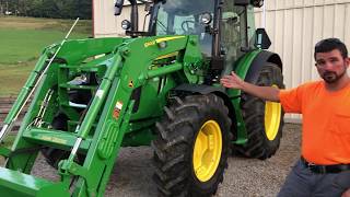 John Deere 5R Series Tractor Review 5125R [upl. by Turnheim305]