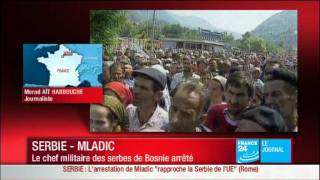 Ratko Mladic  Confirmation de larrestation par Boris Tadic [upl. by Aigneis]