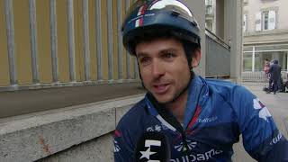 Rudy Molard  Interview à larrivée  Prologue  Tour de Romandie 2024 [upl. by Llorrad]