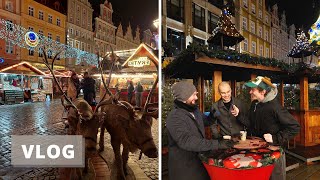 Jarmark świąteczny we Wrocławiu vlogmas [upl. by Weigle85]