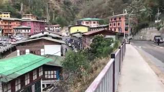 Trashigang Town  Famous Town in Eastern Bhutan [upl. by Kyre]