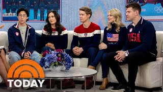 US Olympic figure skaters talk getting gold 2 years after Beijing [upl. by Neelra]