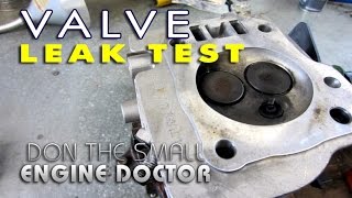 Easily Check For Valve Leaks On A 4 Cycle OHV Engine [upl. by Pollock]