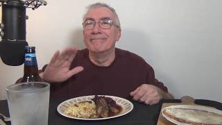 ASMR Eating Rouladen and Spatzle Dinner Whispering [upl. by Brinna]