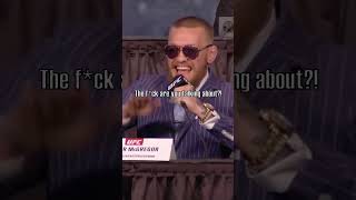 Conor McGregor Fan Trolls Eddie Alvarez at Press Conference [upl. by Ayra]