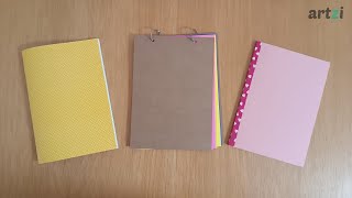 The 3 Easiest Ways of Making a Notebook DIY [upl. by Lundberg]