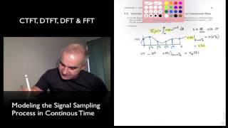 DSP Topic 7 Modeling the Sampling Process in ContinousTime [upl. by Shari]