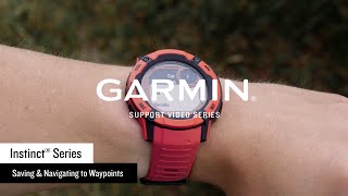 Garmin Support  Instinct® Series  Waypoints [upl. by Natehc]