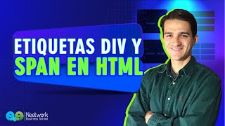 Las etiquetas DIV y SPAN en HTML  Curso de Desarrollo Web [upl. by Yerxa]