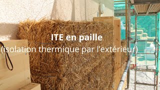 ITE isolation thermique par l’extérieur en paille [upl. by Neved]