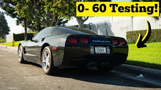 FINALLY doing 060 Testing in my 2000 C5 Corvette [upl. by Rolan]